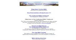 Desktop Screenshot of kjv.benabraham.com