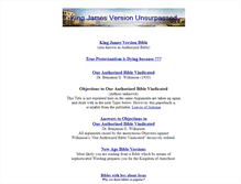 Tablet Screenshot of kjv.benabraham.com